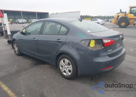 2015 Kia Forte Lx из США, поврежденный, VIN KNAFX4A68F5271817
